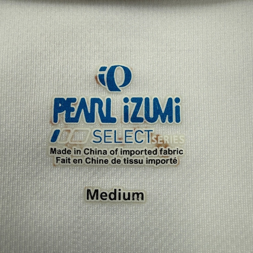 PEARL IZUMI Select 1/2 Zip Short‎ Sleeve Cycling Jersey Womens Medium White - Picture 2 of 14